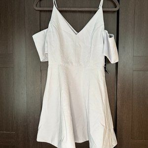 Lulu's "Ever So Enticing Grey Skater Dress"